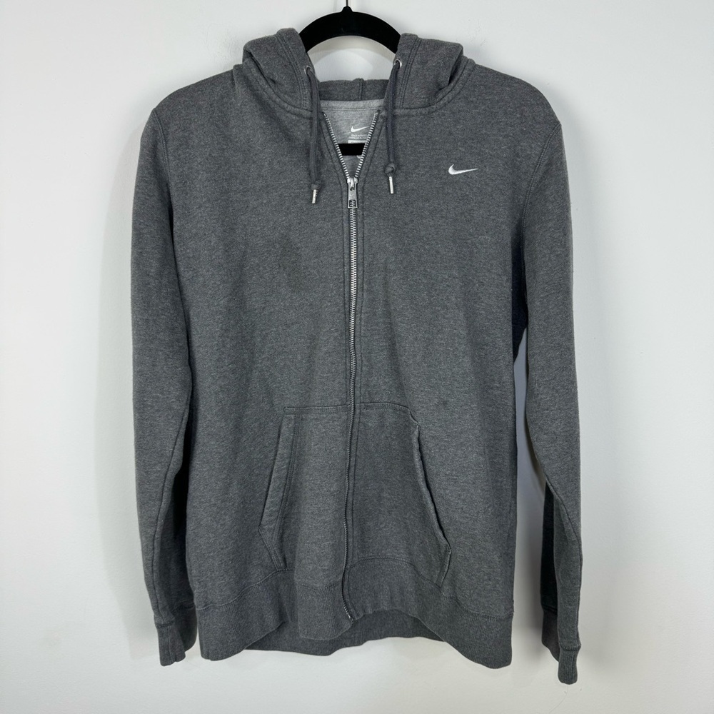Nike Gray Grey Full Zip Up Jacket Athleisure Loungewear